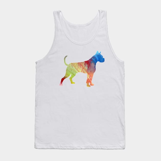 Boxer Dog Tank Top by BittenByErmines